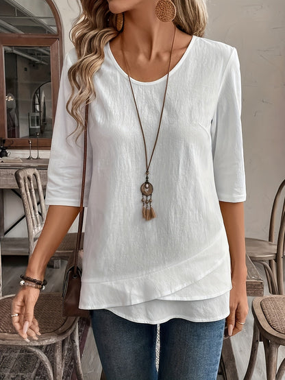 Maryam | Flowy Layered Blouse