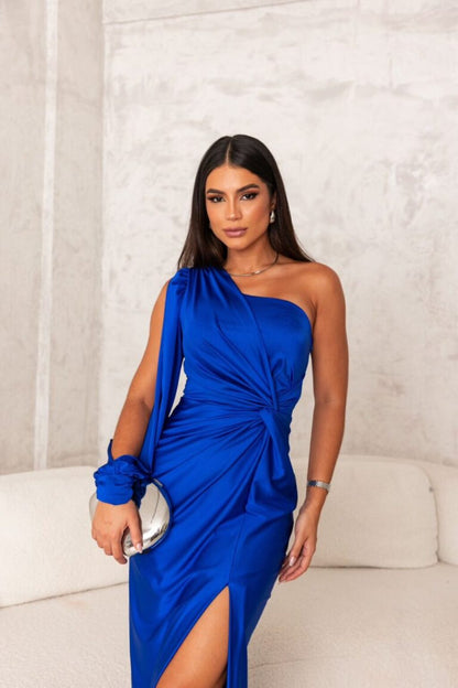 Rebecca | One-Shoulder  Maxi Dress
