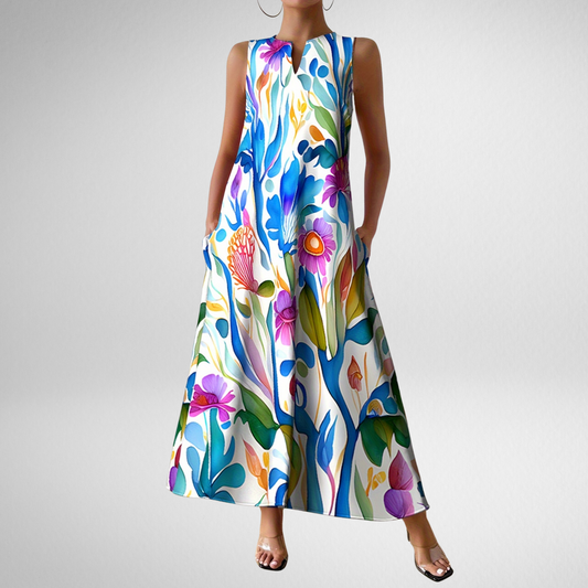 Ariana | Blooming Print Maxi Dress