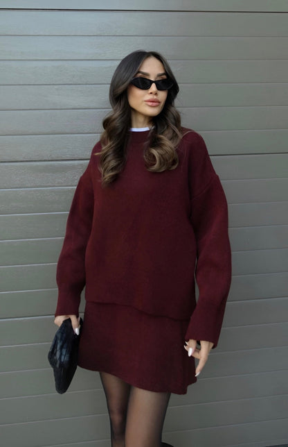 Abby | Stylish Skirt Suit (Top + Skirt)