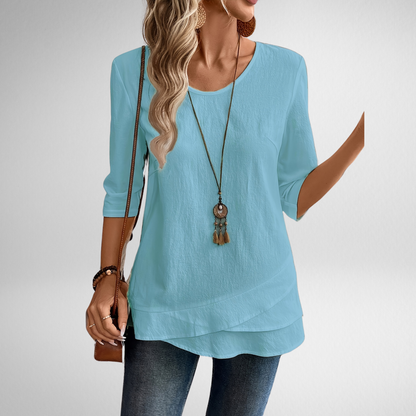 Maryam | Flowy Layered Blouse