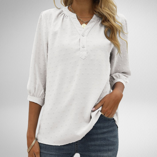 Marielle | Notch-Neck Blouse