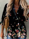 Black/Multicolor Floral