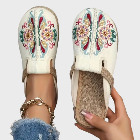 Carlota | Floral Orthopedic Mules