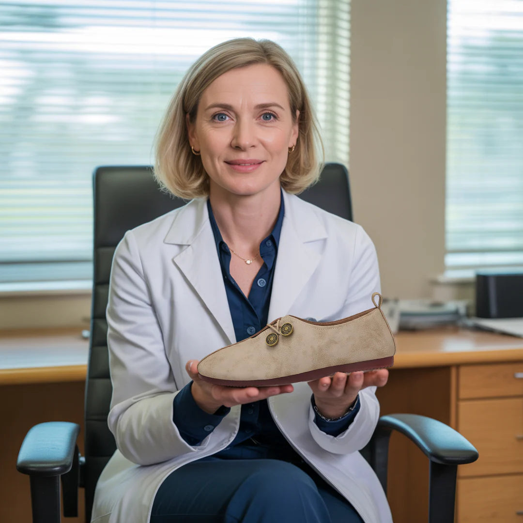 Doctor recommending shoes